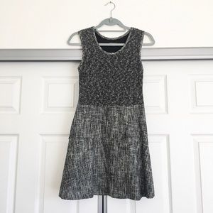 Theory gray black dress sz 4